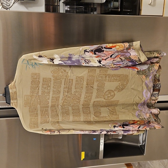 💕CITRON SANTA MONICA💕 Asian Inspired 100% Silk Blouse ~ Green Large NWOT - Picture 2 of 12